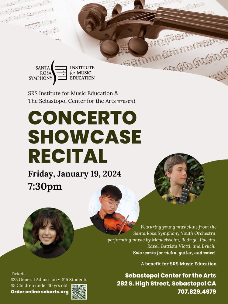 Santa Rosa Symphony Youth Orchestra: Concerto Showcase Recital
